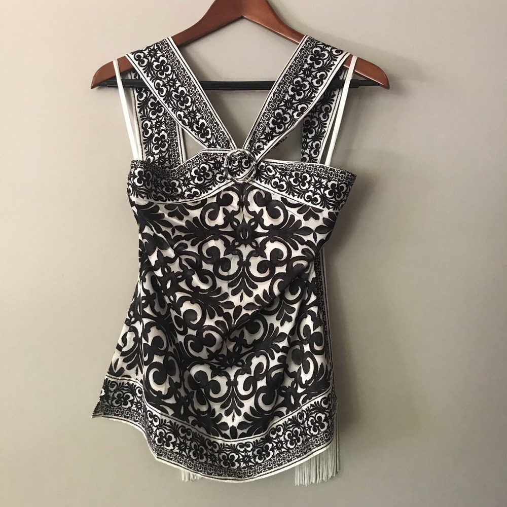 COPY - White House Black Market top with tie back